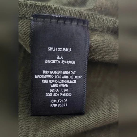 Sanctuary So Twisted T-Shirt Dress Animal Print Mobwife Crewneck Short Sleeves M - Picture 7 of 7